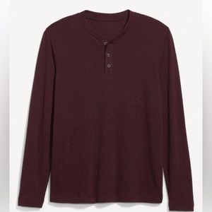 Long-Sleeve Henley T-Shirt
